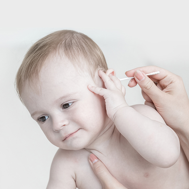 Cotons-tiges organiques pour bébés, 200 pièces, bâtonnets en papier, Ultra sûrs, hypoallergéniques, biodégradables