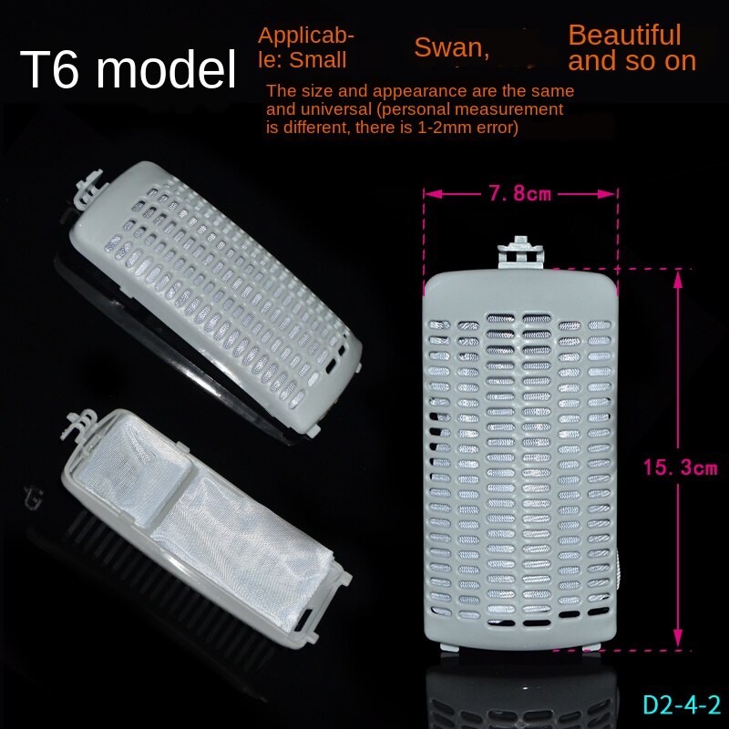 Automatische Semi-Automatische Pulsator Wasmachine Filter Doos Garbage Collection Doos Filter Filter Tas Reparatie Onderdelen: T6- washer Filter