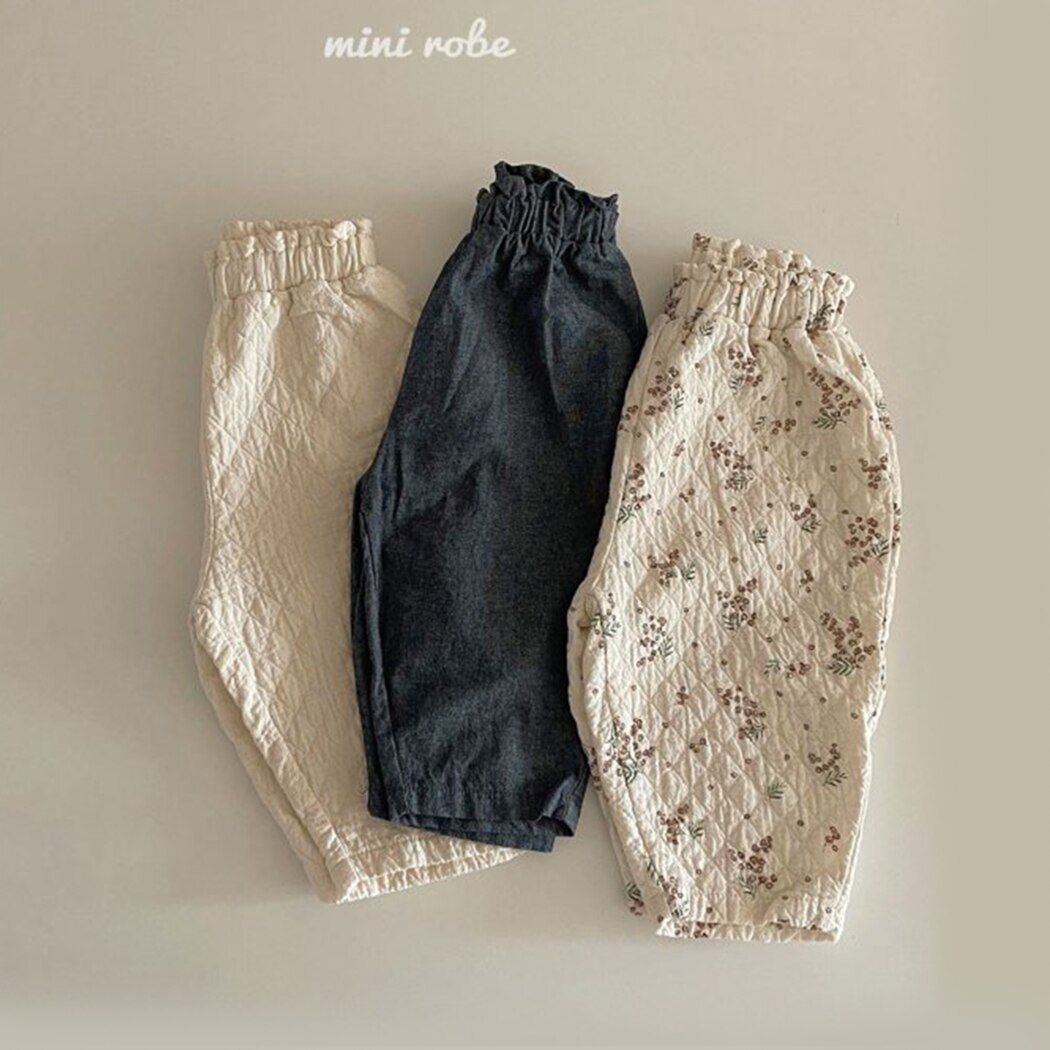 Schattige Baby Meisjes Bloemen Broek Linnen Geplooide Kids Casual Losse Broek Zachte Ademend Jongen Meisjes Harembroek Voor Baby Kleding