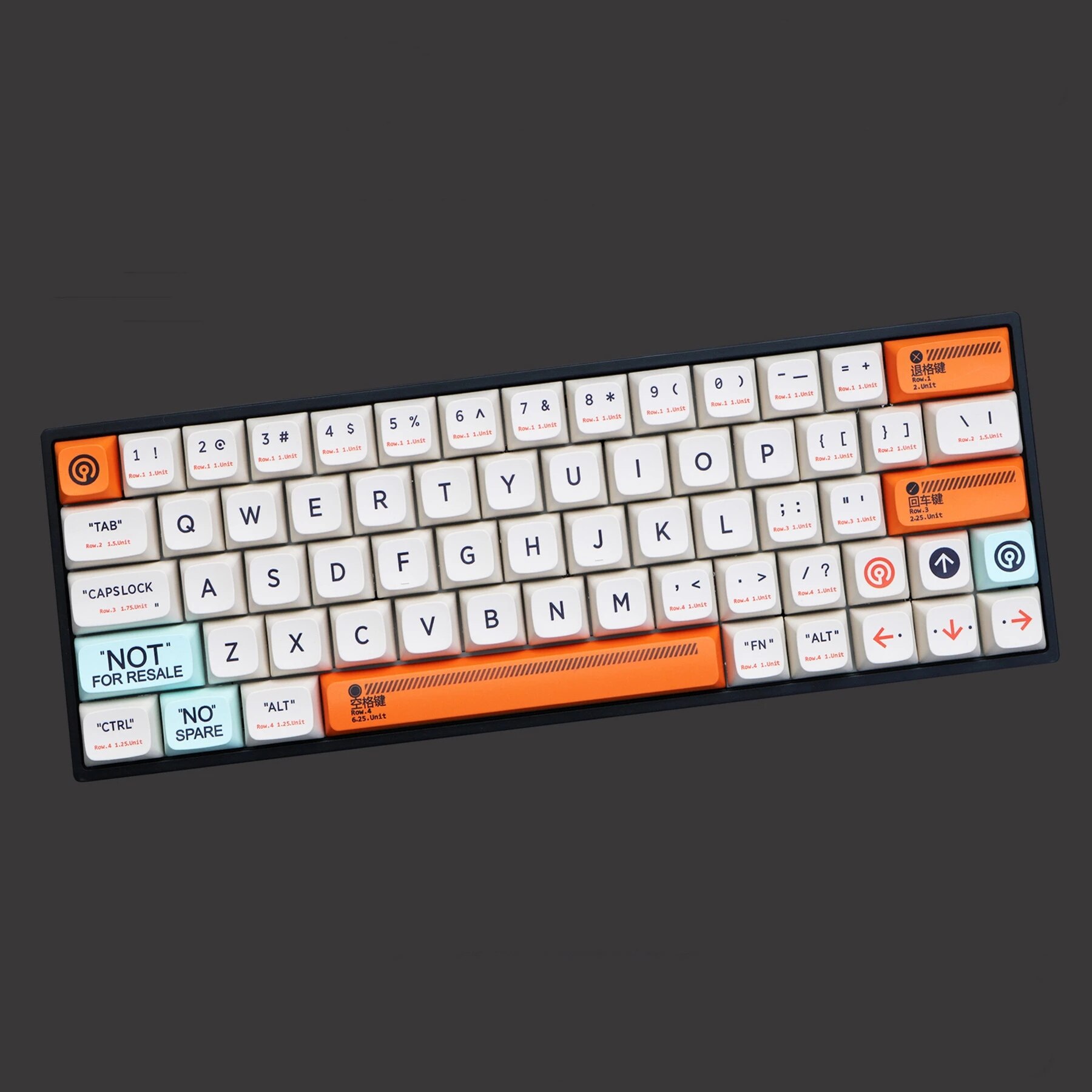 143 Keys/set Plastic Theme PBT Dye Subbed Key Caps For MX Switch Mechanical Keyboard XDA Profile Keycap For 68 84 96 980M: Default Title
