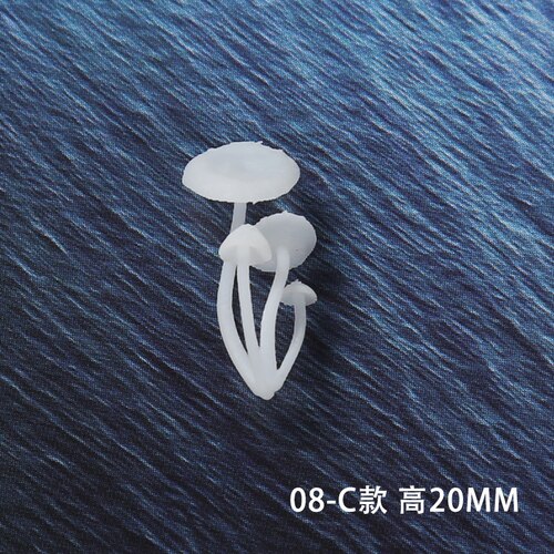 3Pcs Micro Landscape Mini Mushroom Filiings Resin UV Epoxy Jewerly Filler Molds Jewelry Making Accessories: 3PCS 08C