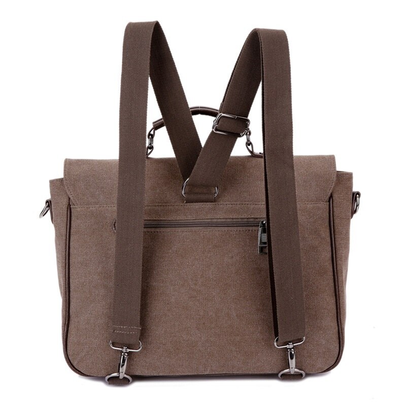 Canvas Messenger Bag Business Casual Mannelijke Satchel Reizen Schouder Laptop Tassen Masculina Vintage Mannen Crossbody Aktetas Bolsas