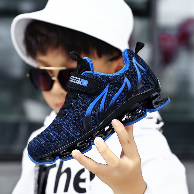 Ademende hardloopschoenen jongens sport sneakers kinderen lichtgewicht kinderschoenen antislip zachte kindersneakers schoen enfant