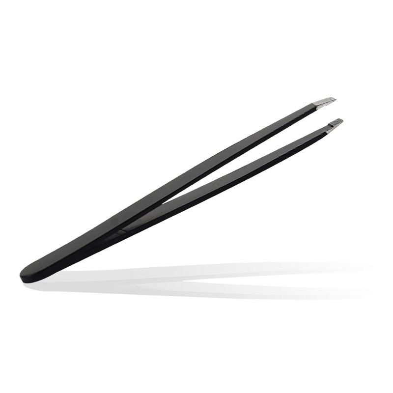 1PC Angled Slanted Eyebrow Tweezers Stainless Steel Face Hair Removal Eye Brow Trimmer Eyelash Clip Cosmetic Beauty Makeup Tool