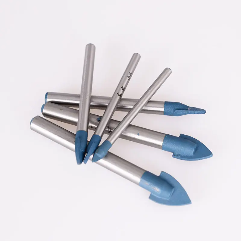 Glazen Tegel Diamond Tip Boor Set Hardmetalen Spear Head Keramische Tegel Marmer Spiegel Boren Metselwerk Boren