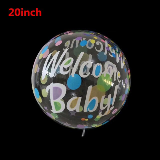 50pcs Transparent Globes Clear Balloon Helium Inflatable Bobo Balloons Wedding Birthday Baby Shower Decoration Bubble supplies: Light Grey / 50pcs