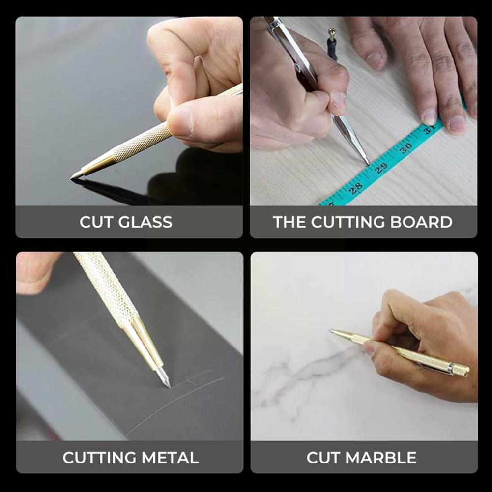 Glas Ritzen Stift Bau Marker Keramik Ritzen Metall Kennzeichnung Glas Platte Werkzeug Stift Mit Schriftzug Tischler Glasritzrades F6K7