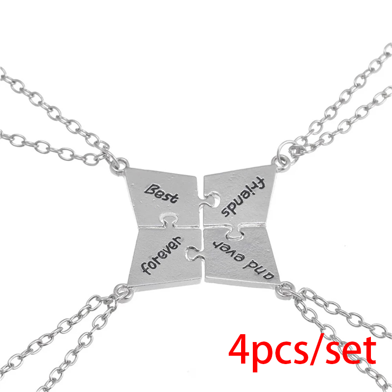 3/4/5/6/7/8/9/10 Stuks Beste Vriend Stiksels Ketting voor Mannen Vrouwen Studenten Bff Vriendschap Hanger Ster Ketting Choker Sieraden: Roest Rood