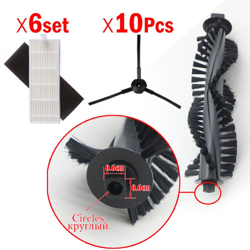 Essentiële 10 Stks Side Borstel Set voor ZOOZEE Z70 Robot