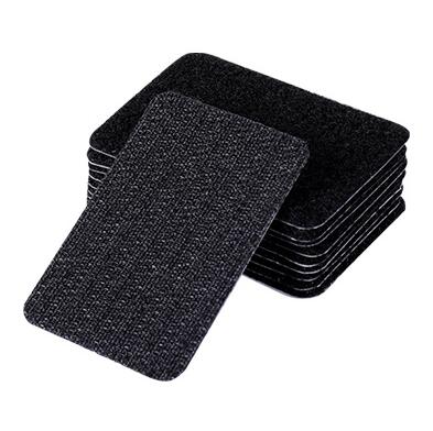 10 stk/parti 60mm selvklebende prikker anti-skli-klistremerker for laken sofa matte teppe anti-skli matte pads: Svart