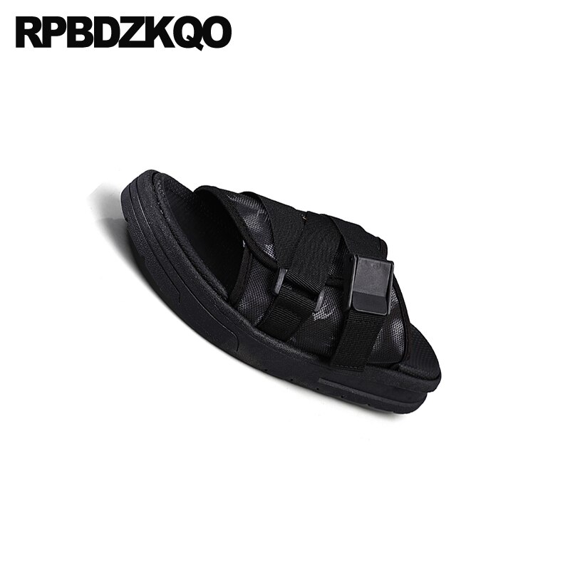 Mesh plus size herresko hjemmesko italienske sandaler strand udendørs native store slip on flot kendt mærke rem slides sommer 45