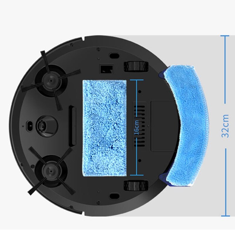 2800Pa Multifunctional Robot Vacuum Cleaner, Three in One Automatic Charging Dry and Wet ing Vacuum Cleaner