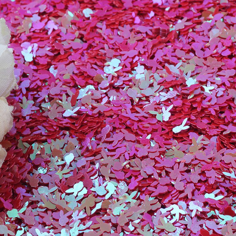 20G Konijn Hoofd Pailetten Losse Pailletten Voor Ambachten 6Mm Glitter Confetti Nagels Art Decoratie Sequin Diy Naaien Accessoires: 9