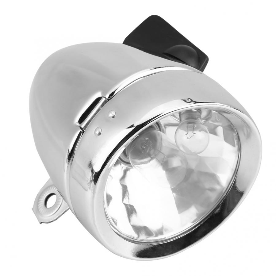 12V 6W Friction Generator Dynamo Headlight Tail Light Kit for Bicycle Motorized Bike