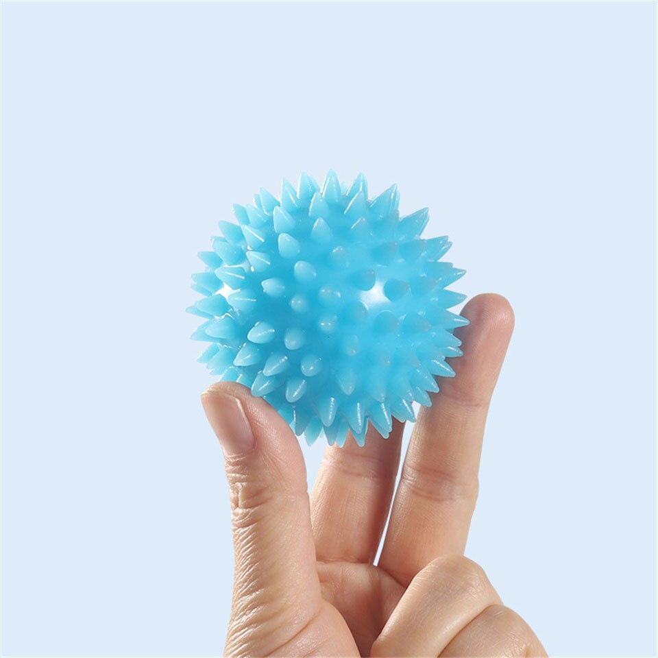Tpr pigg massasje ball triggerpunkt trening Fitness hånd og fot smertelindring plantar fasciitis lindring pinnsvin 6.5 cm ball