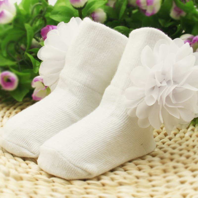 Hilittlekids 0-6 Mese bambini piccoli Neonati Caviglia Calzini E Calzettoni Del bambino Principessa Delle Ragazze Fiori Calzini E Calzettoni