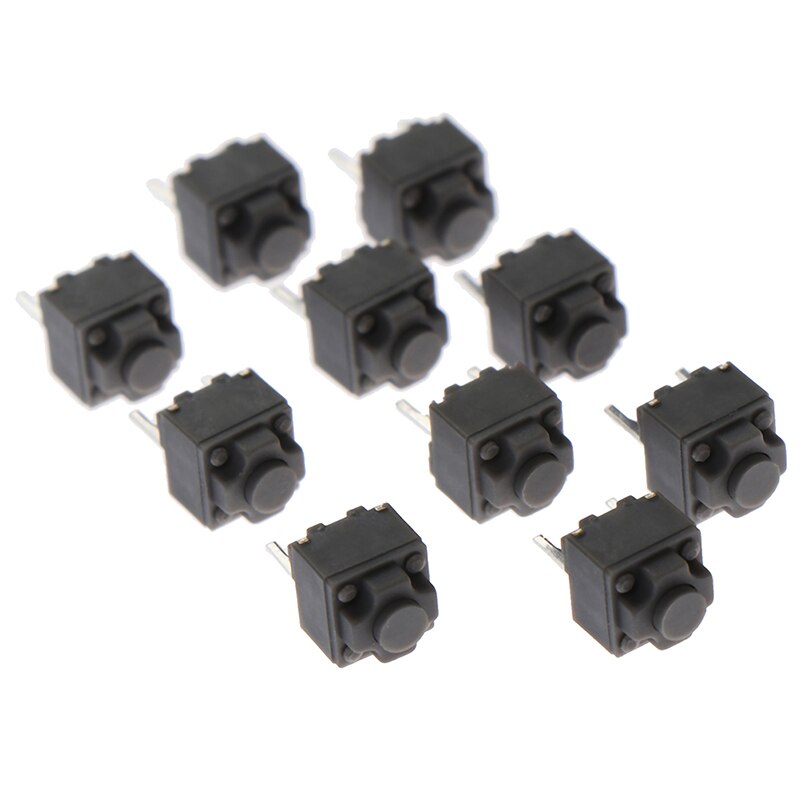 10Pcs Mute Button 6*6*7.3mm Silent Switch Wireless Mouse Wired Mouse Button Micro Switch