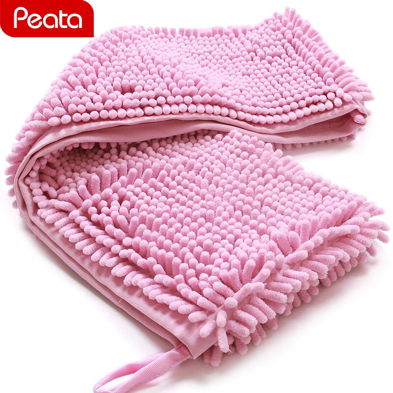 Pet secado Toalla de baño para mascotas toalla para perro gato sudaderas con capucha perro Super batas de baño absorbentes limpieza, baño toalla mascota suministros Z