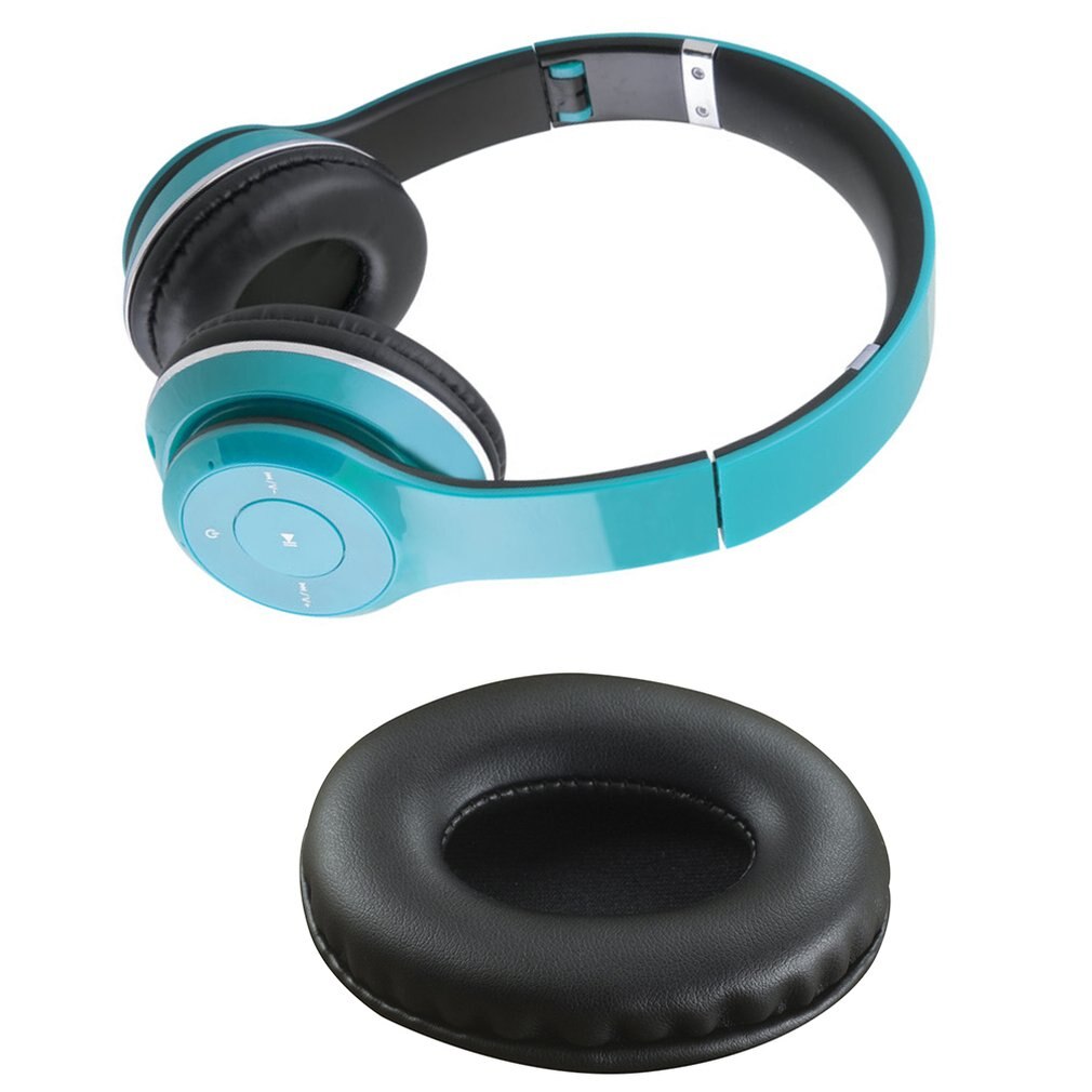 Oval Kopfhörer Ohr Kissen Headset Ohrenschützer Leder Kopfhörer Abdeckungen Ohrpolster Ohr Pads Ohr Tassen Ersatz Abdeckung Schwamm fallen