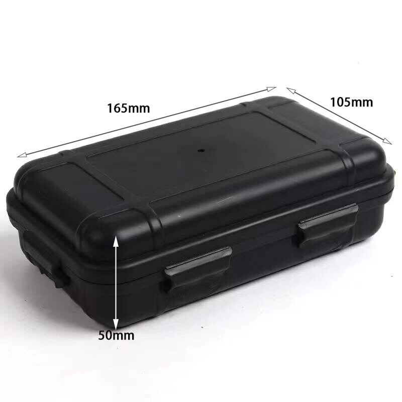 À prova de choque à prova dwaterproof água selado caixa de ferramentas segurança ao ar livre suprimentos acampamento armazenamento instrumento lockable seco com espuma: Medium