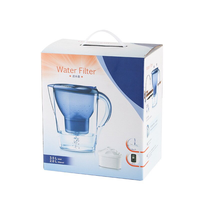 2.5L Brita Water Filters Activated Carbon Net Kettle Water Filter Purifier Jug Water Lonizer Alkaline Filtered Pot Kitchen