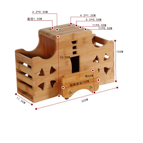Nanzhu porte-couteaux de cuisine, fournitures de rangement porte-couteaux porte-outils porte-baguettes multifonctionnel porte-couteaux de cuisine: 4