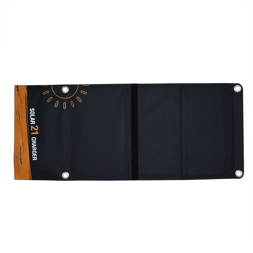 Folding solar charger 21W2A Cell Phone DC Solar Charging Panel Solar Cell Phone Power Panels