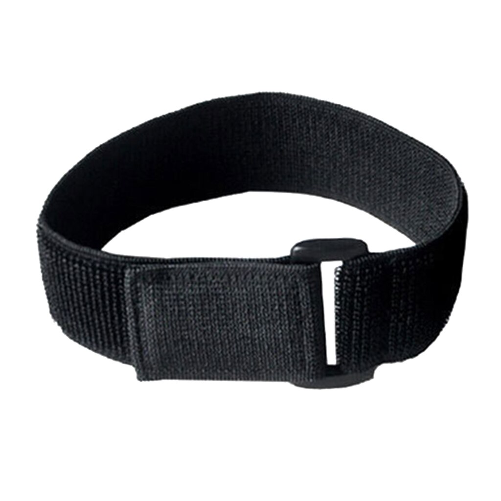 Reusable Magic Adhensive Tape Adjustable Hook Loop Wire Cable Straps Black