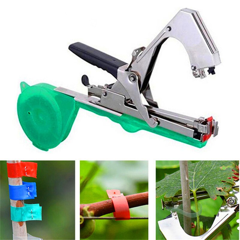 Plant Garden Tapetools Binder Nail Tapener Flower Vegetable Bind Branch Machine Grape Vine Stapler Tying Device Tying Machine