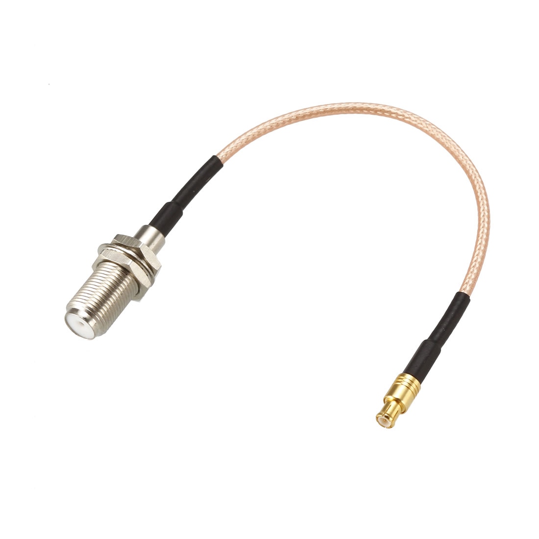 uxcell RG316 Coax Cable MCX Male to F Female RF Coaxial Cable 0.5-feet