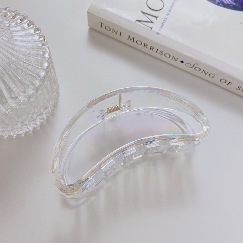 2022 Geometrie Kleurrijke Haaraccessoires Eenvoudige Transparante Hars Grote Haarspeld Voor Vrouwen Meisjes Krab Haar Klauw Clips: SKU-05