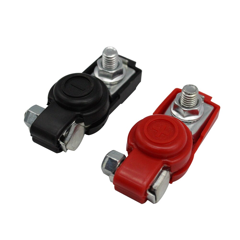 Universal 2PCS Car Battery Terminal Clamp Clip Connector Adjustable Positive Negative Terminal Clamp