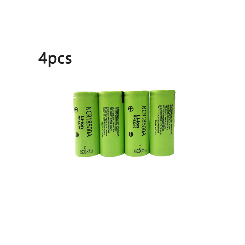 High 3.7 V NCR 18500A 2040mAh for Toy Flashlight Batteries, Etc: Gold
