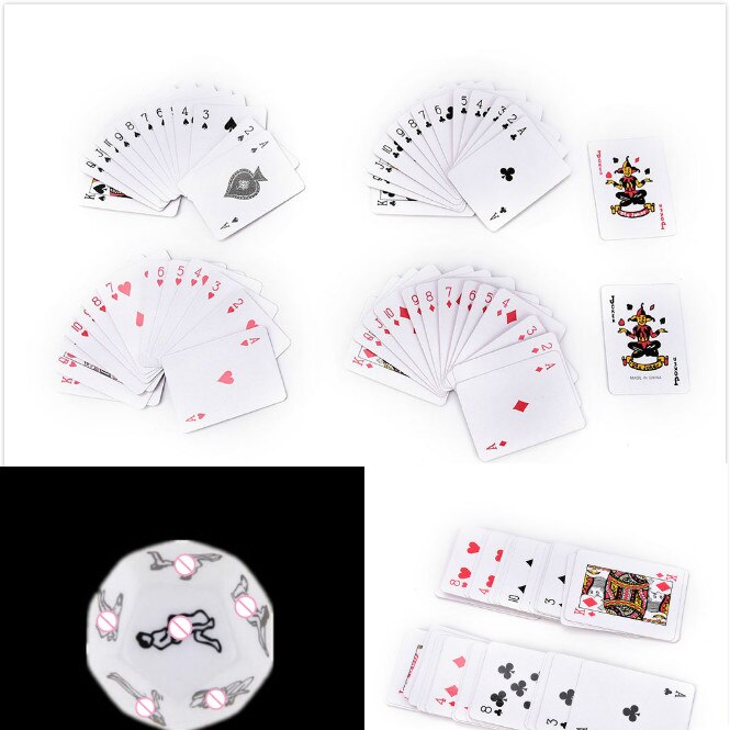 Playing Poker Kaarten Draagbare Mini Kleine Poker Interessante Speelkaart Bordspel Outdoor Of Reizen Mini Maat Poken Sexy Dobbelstenen