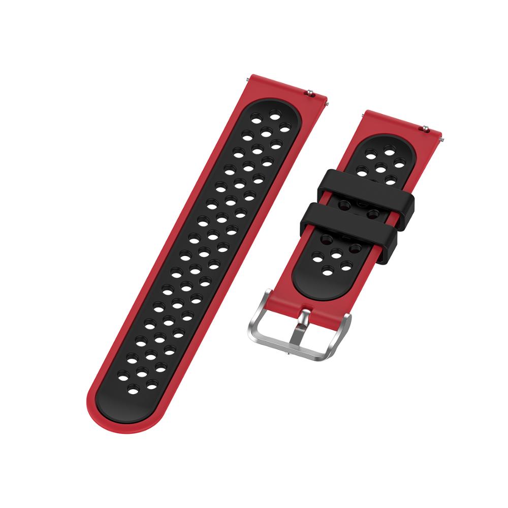 Silicone del Cinturino Della Cinghia per Garmin Vivoactive 4 4s Intelligente Vigilanza Del Braccialetto Da Polso di Sport della Fascia di Correa per la Galassia Della Vigilanza 46 mm/GTR 47 millimetri