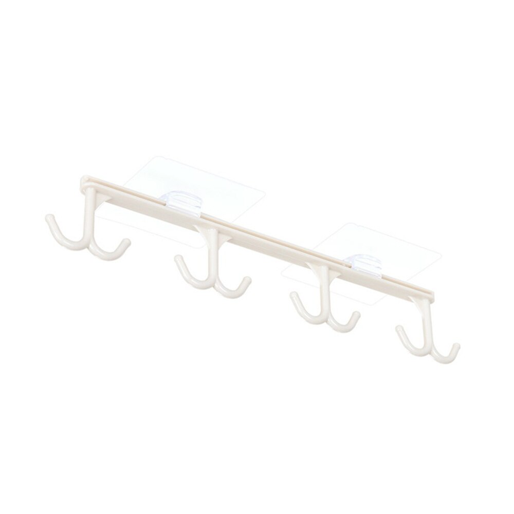 Estante de almacenamiento para cocina, organizador de puerta, armario, soporte para vasos, colgador de toallas, organizador de cocina: Beige