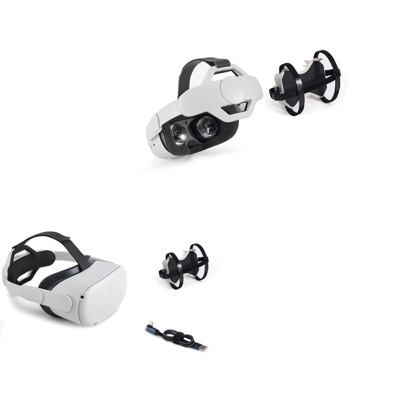 K3nb 2 verstellbare kopfband-batteriehalterung /3 ersatzakku für oculus 2