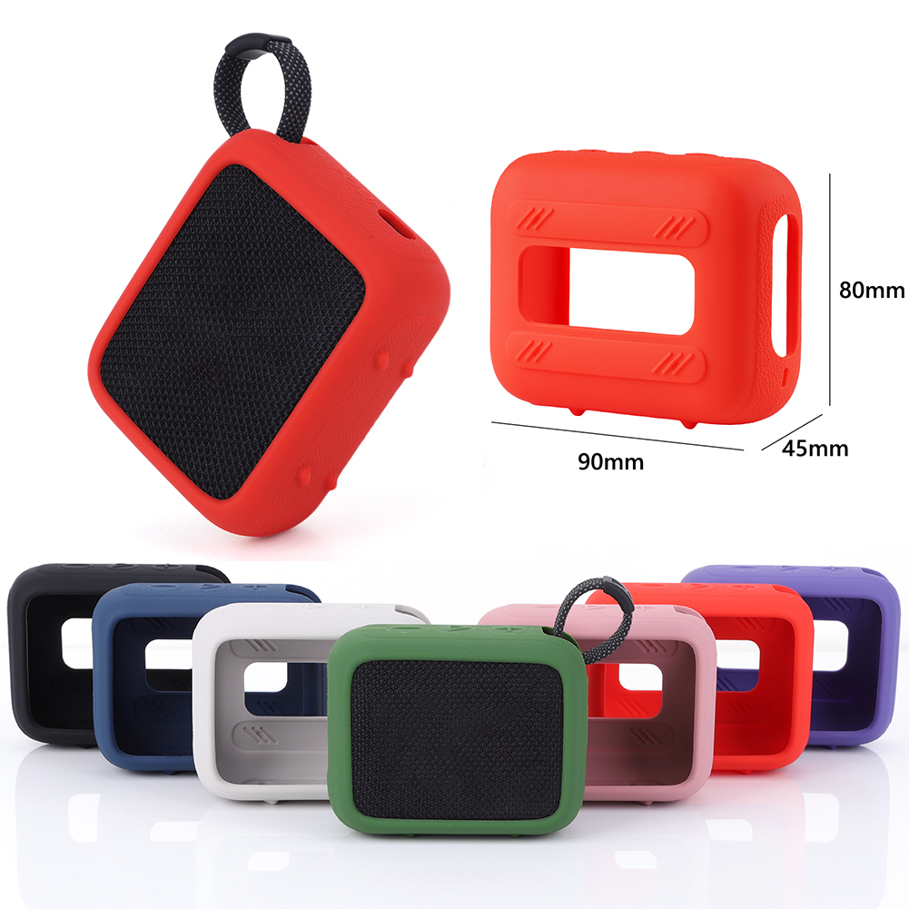 Funda para altavoz JBL Go 4, estuche de transporte de viaje con correa para la muñeca, caja de Altavoz Bluetooth portátil, cubierta protectora, accesorio