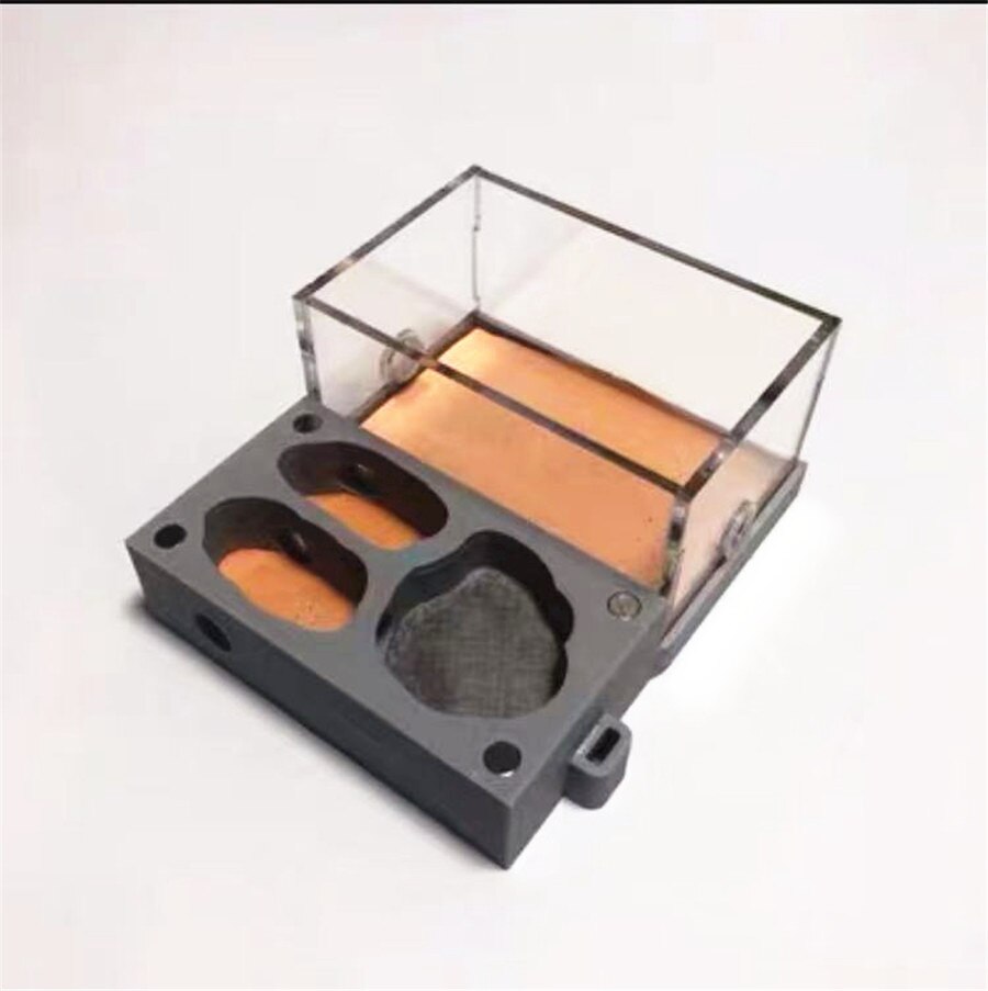 3D Acryl Flat Ant Farm Ecological Ant Nest with Feeding Area Concrete Ant House Pet Anthill Workshop Moisturizing Water Pool: S