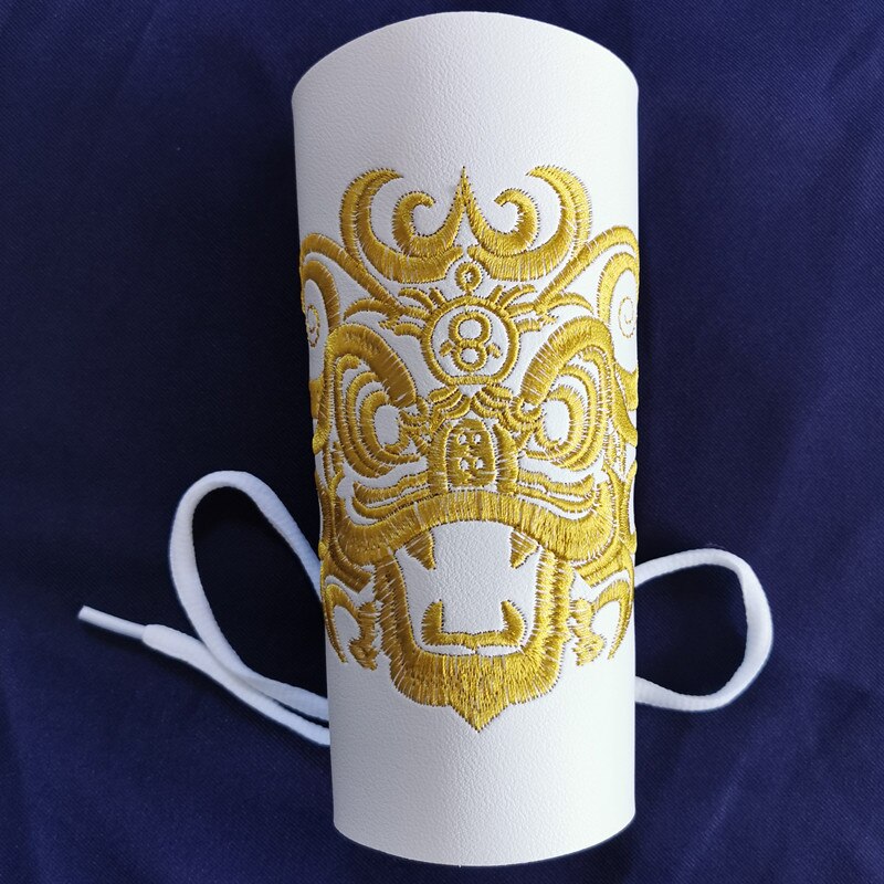 Ancient Hanfu Bracer Men's Hat Flat Top Eaves Hat Chinese Ming Dynasty Cosplay Accessories Hanfu Hat Bracer Armguards For Men: Style Y