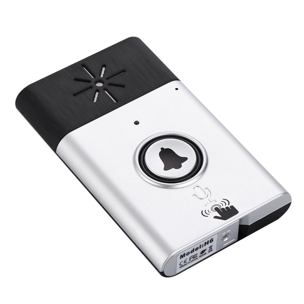 CST-H611 H6 Wireless Doorbell Voice Intercom 300M Distance Outdoor Transmitter Indoor Receiver Intelligent With Fixed Paste