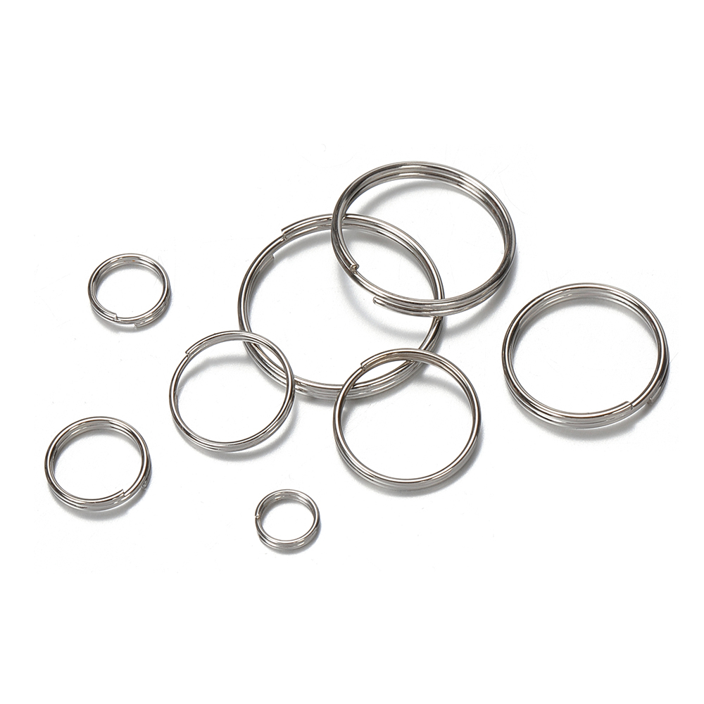 50pcs Key Ring Connector for DIY Keychain Making Findings