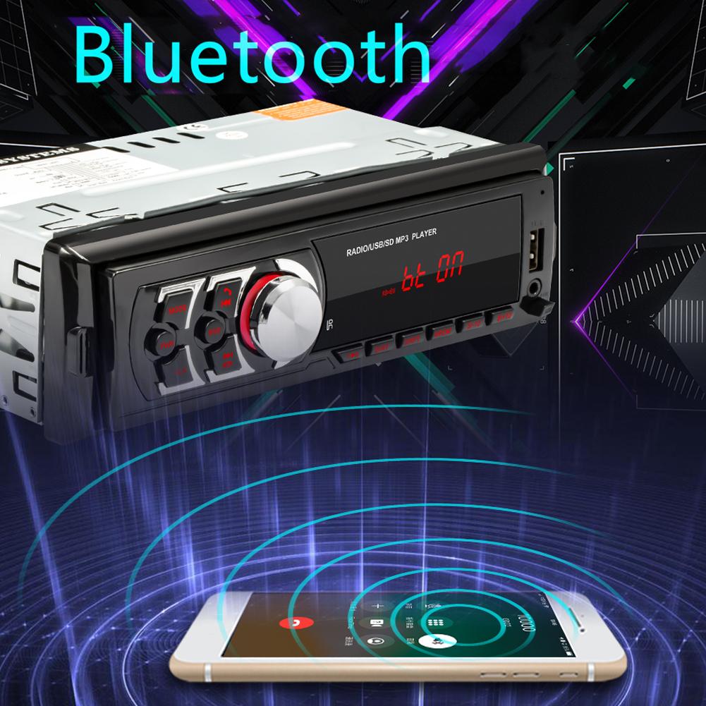 12V Multimedia Autoradio Enkele Din Lcd Bluetooth Audio En Handsfree Bellen MP3 Speler Usb Opladen Fm radio Ontvanger