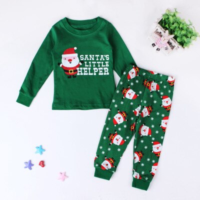 LZH estampado de otoño ropa de Santa Claus para Niñas Ropa de ocio Halloween trajes para niños Bonito traje para Niño 1-6 años conjunto de chico: 4T