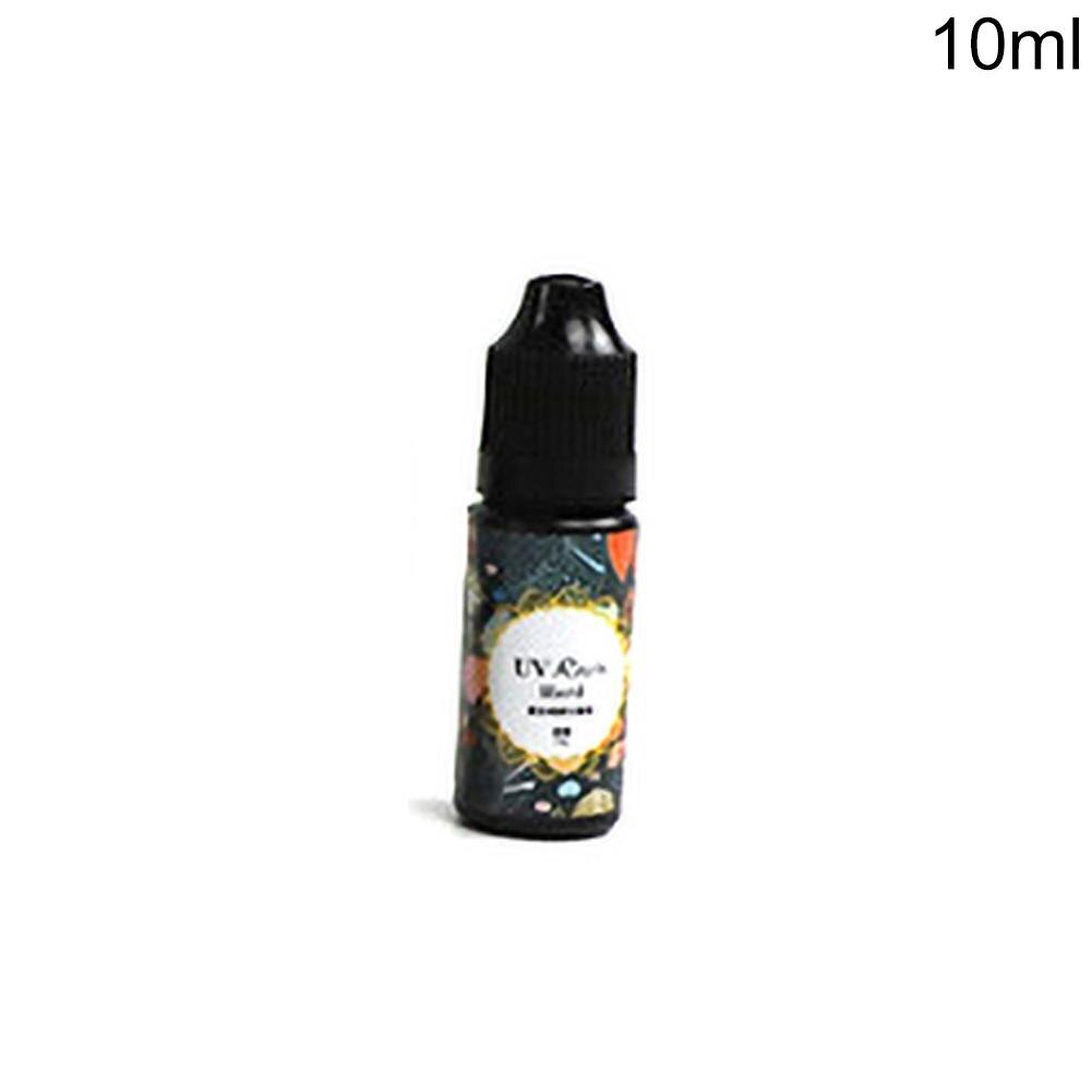 Faux Crystal Hard UV Resin Jewelry Making Epoxies Clear Ultraviolet Curing Epoxy DIY Glass Adhesive Glue Handmade Accessory: 10 ml