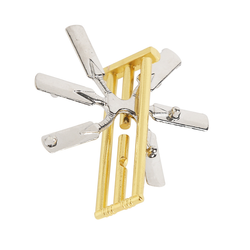 Classic IQ Metal Brain teaser Magic Baffling Puzzles Game Toys For Children Adults Funny Metal Puzzle