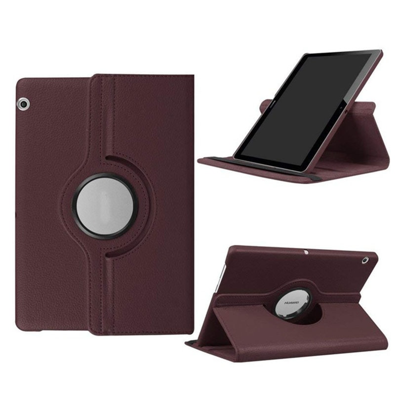 360 Rotation Case For Huawei MediaPad T3 10 AGS-W09 L09 L03 PU Leather Cover For Honor Play Pad 2 9.6 inch Protective Shell