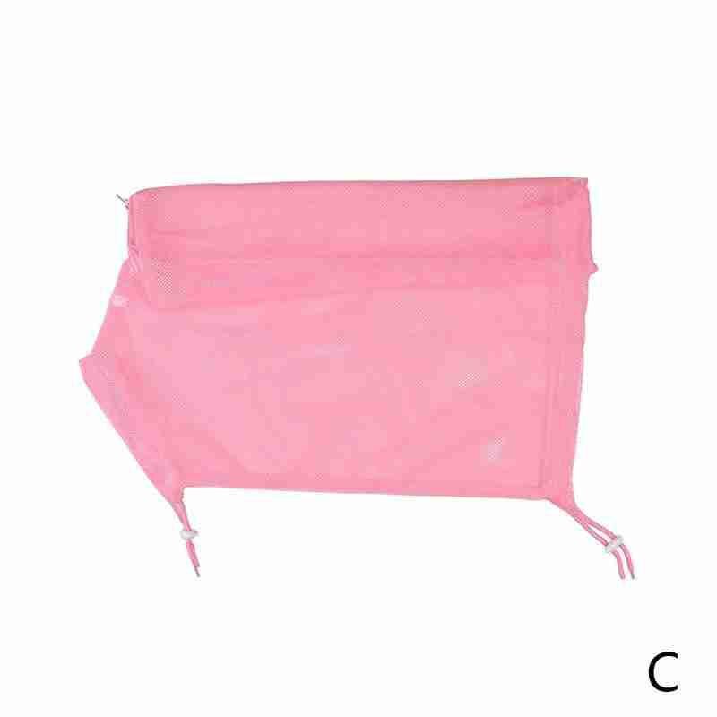 Mesh Grooming Cat Bag Restraint Shower Nail Cutting Medicine Adjustable Pet Washing Bag Washing Cat Bag Anti Scratch Pet Product: Pink