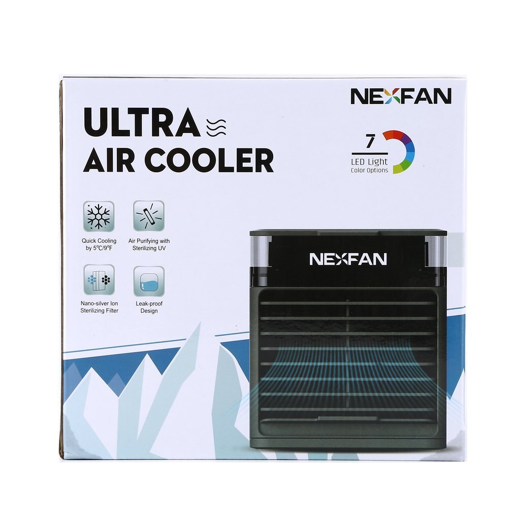 Mini ventilador de aire acondicionado USB de escritorio para oficina pequeño ventilador de aire acondicionado pequeño ventilador de refrigeración para el hogar Mini enfriador de aire colorido solo ICOCO