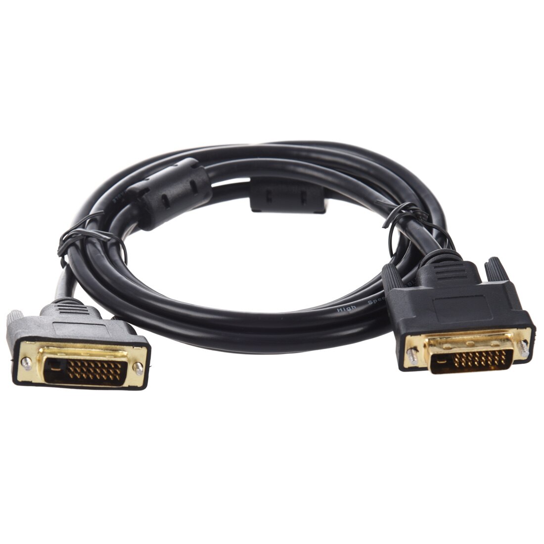 DAVID MM6-Kabel voor monitor DVI-D Dual Link 2x DVI-D bolle 1.8 m zwart